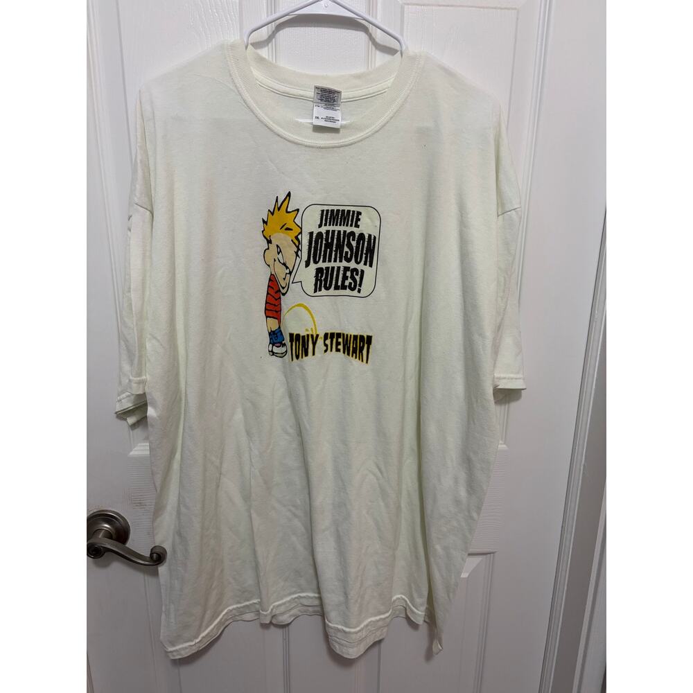 Jimmie Johnson Rules tshirt-size 2XL-Preowned.